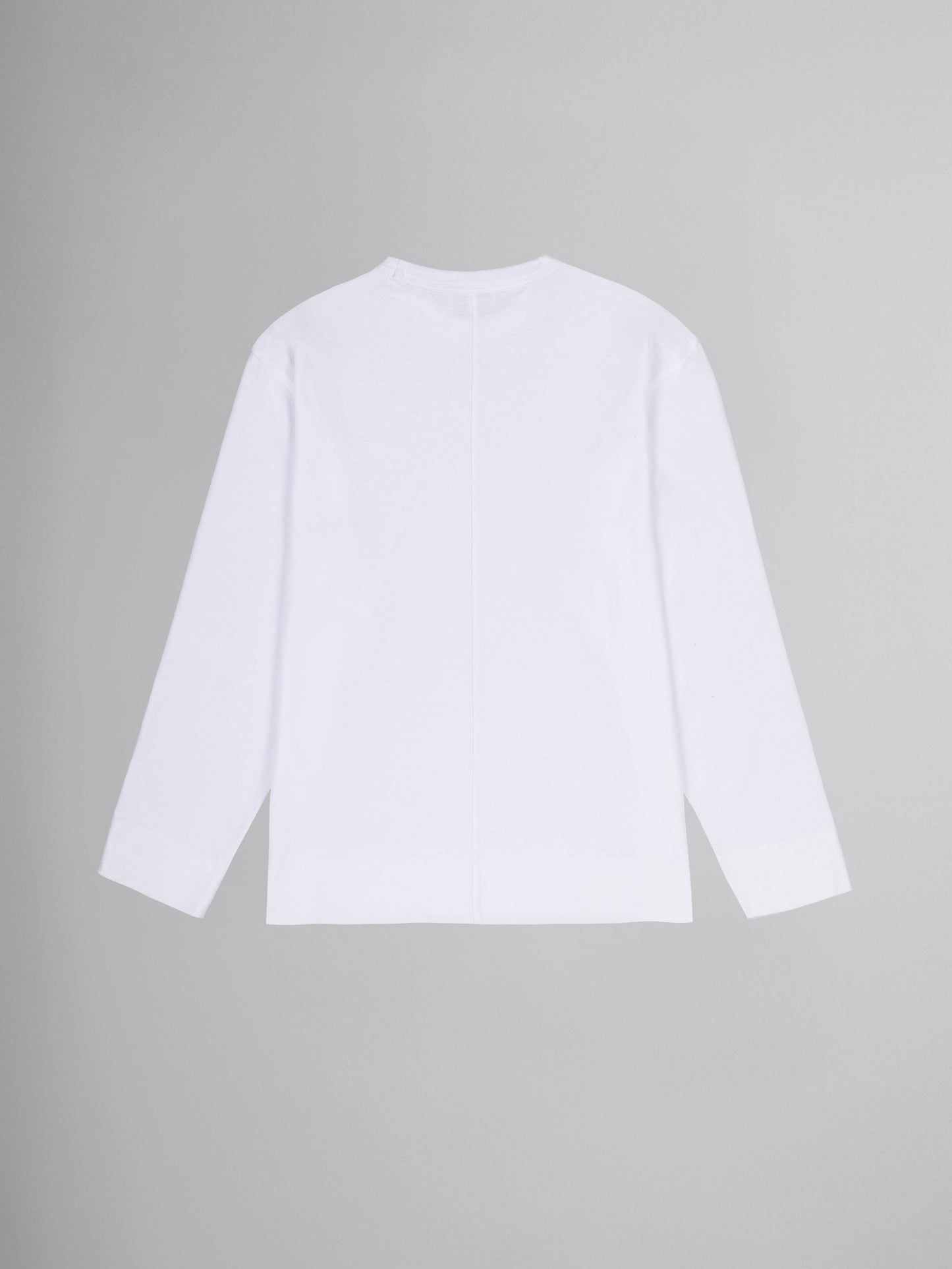 Signature Longsleeve - weiß mit Stickerei "Pony"