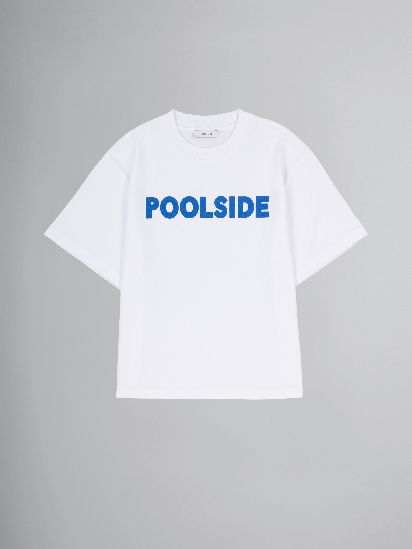 Statement T-Shirt - POOLSIDE - weiß