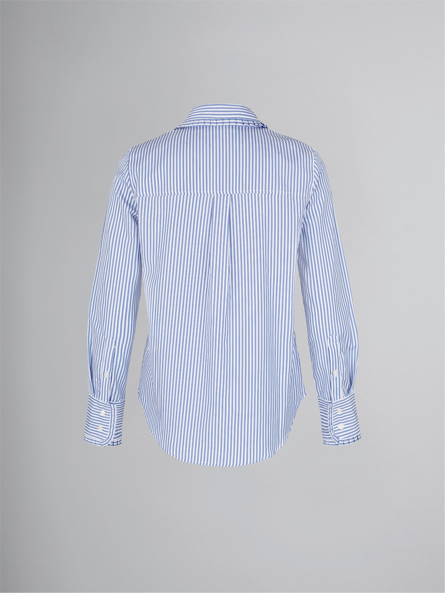 Bluse - gestreift - blau-weiß