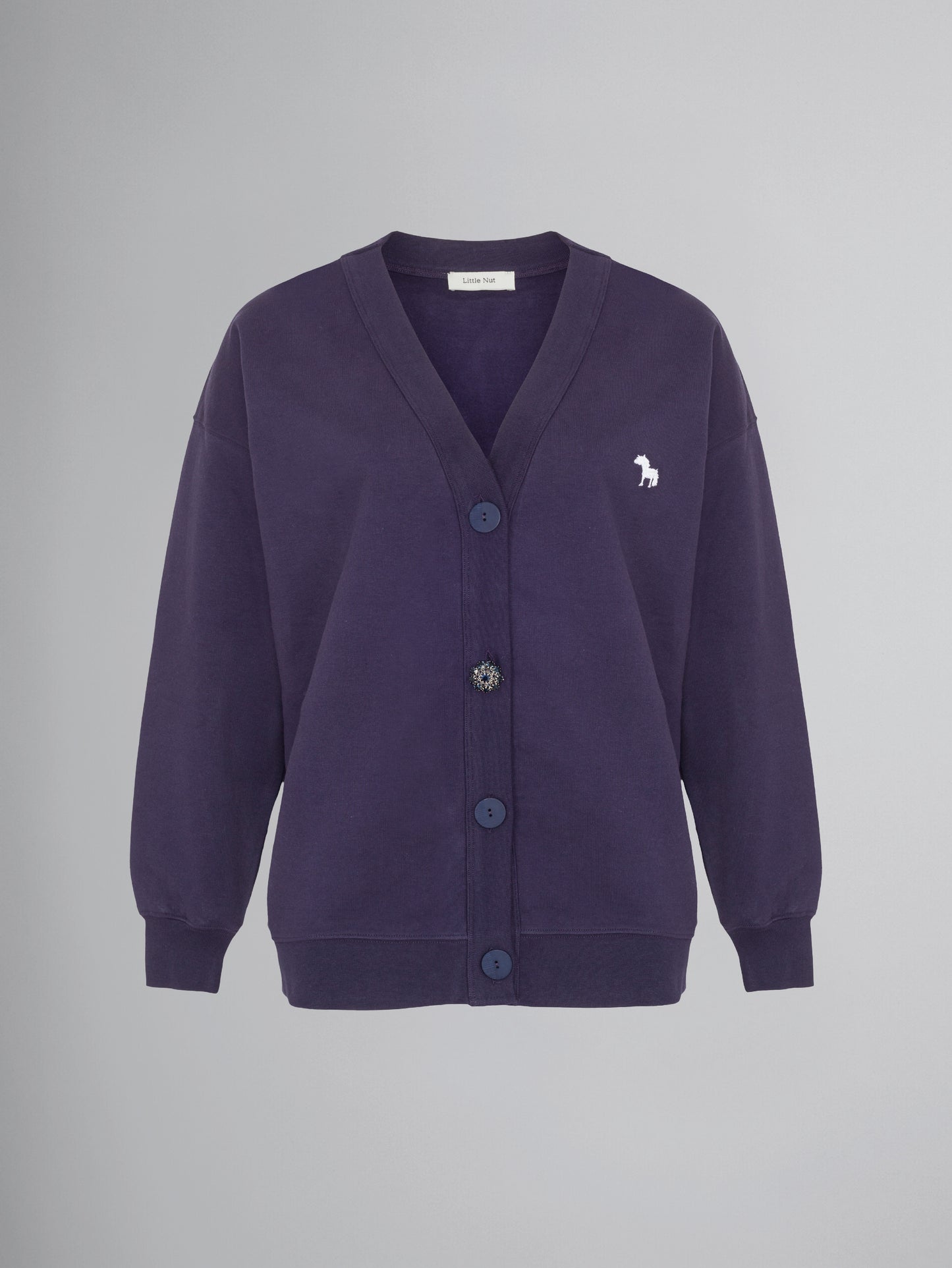 Cardigan-Sweater - ocean blue