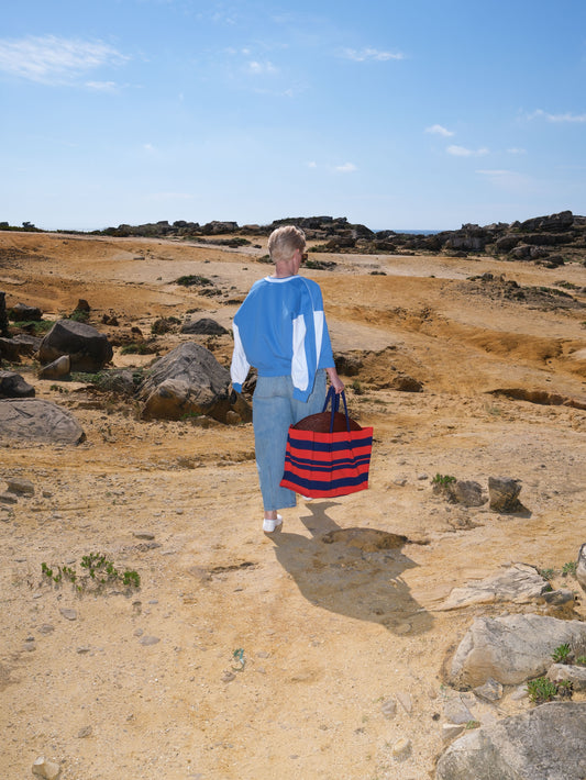Blouson Sweater - sky blue (-40%)