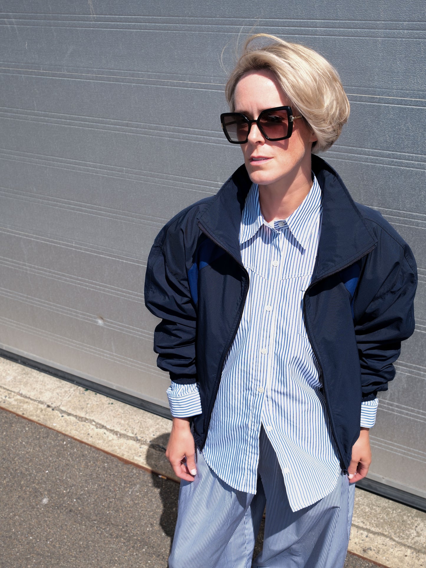 Track Jacket - navy blue