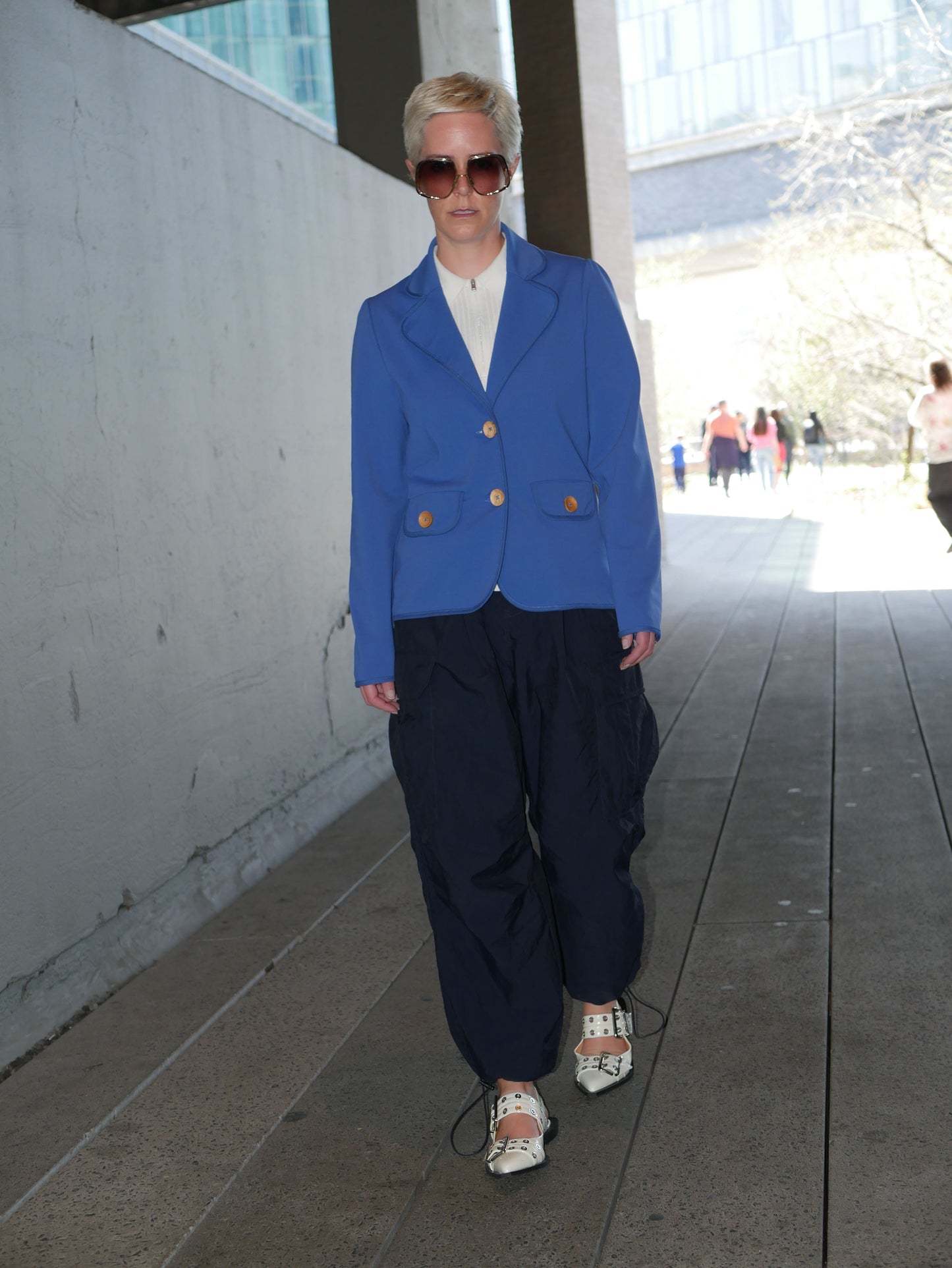 Blazer - denim blue