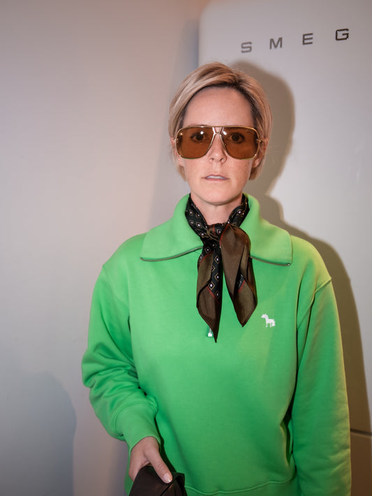 Troyer Sweater - kermit green