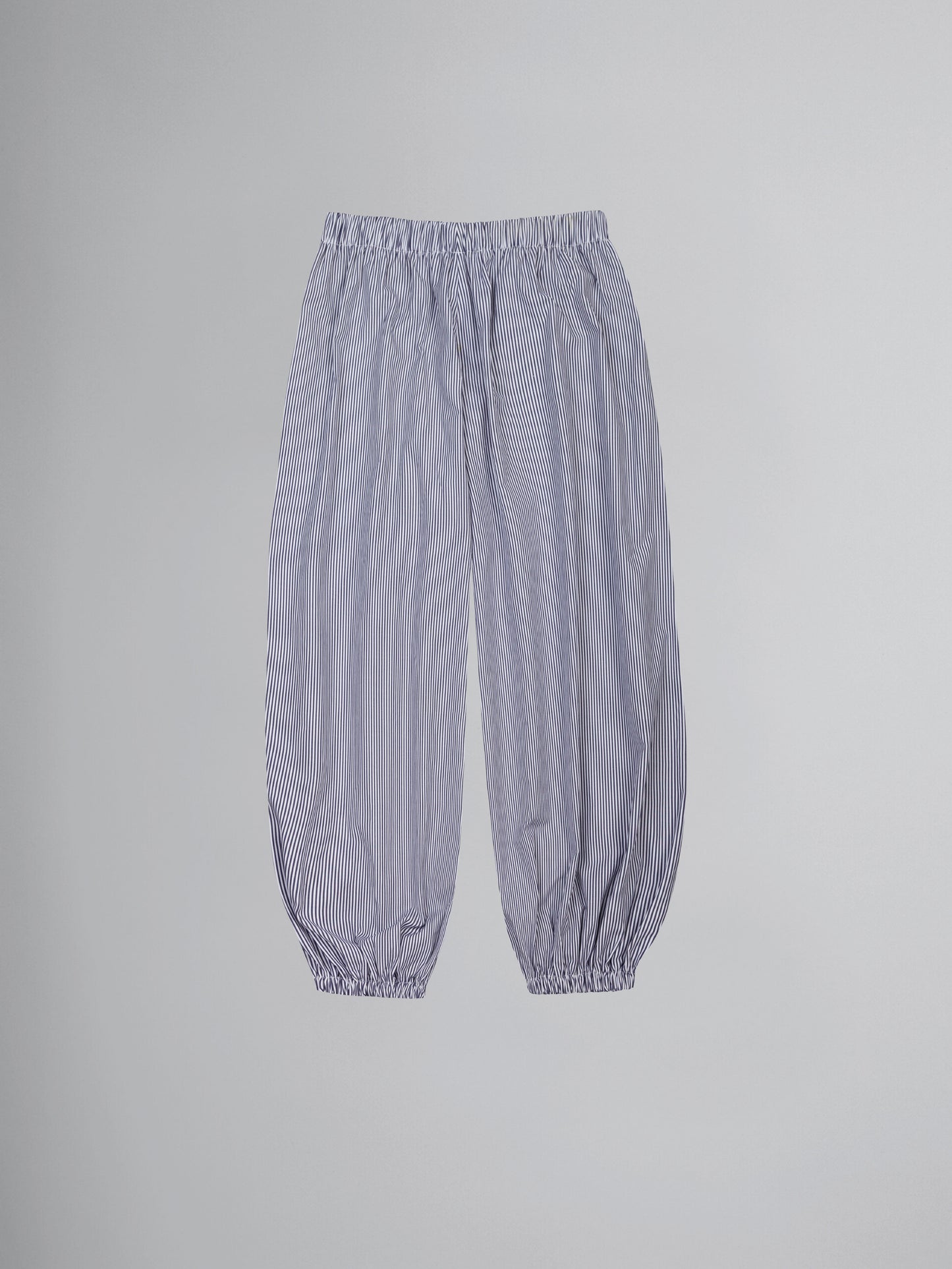 Balloon Pants - navy/weiss gestreift