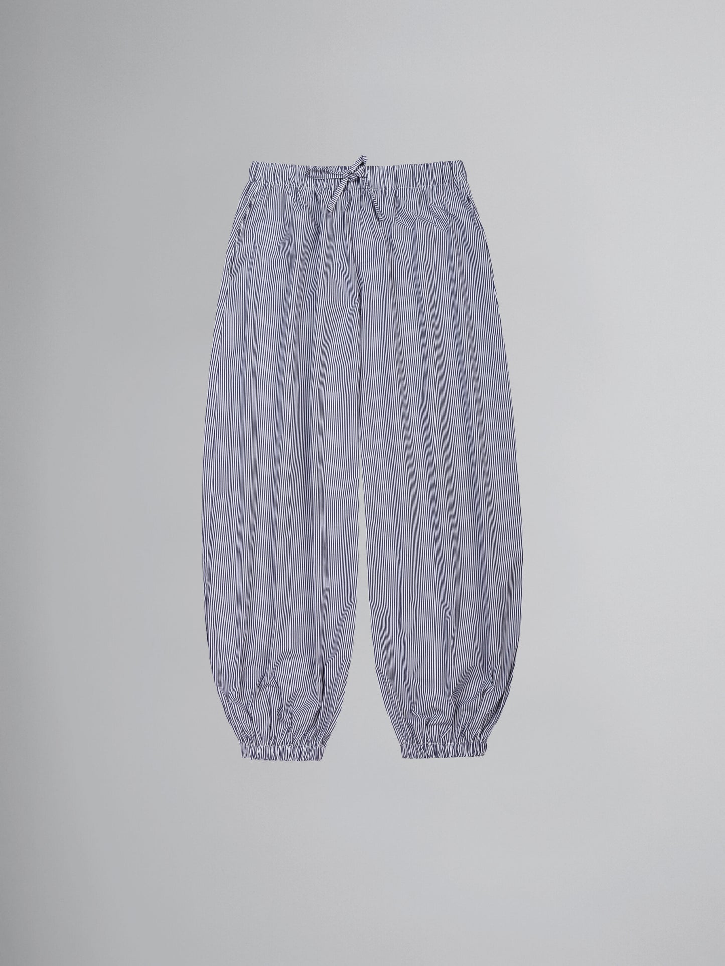 Balloon Pants - navy/weiss gestreift