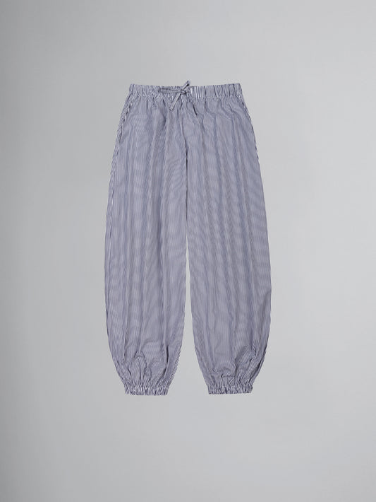 Balloon Pants - navy/weiss gestreift