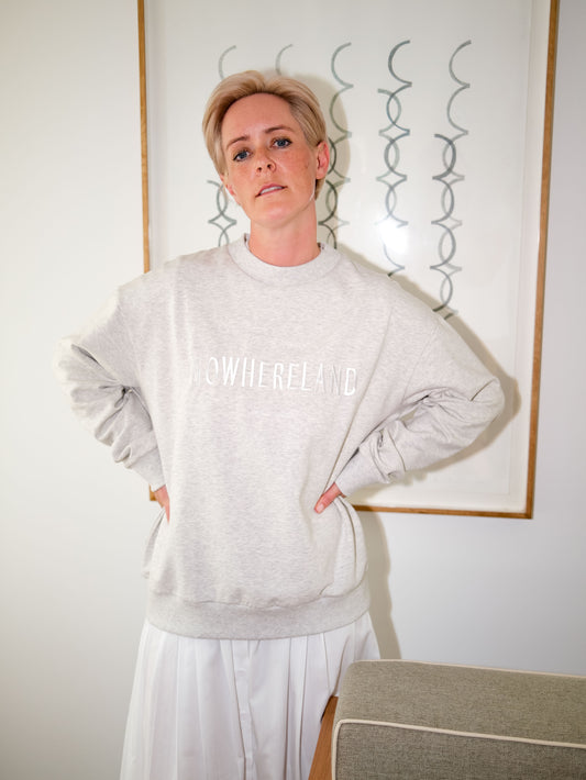 Sweatshirt - Nowhereland - grau melange