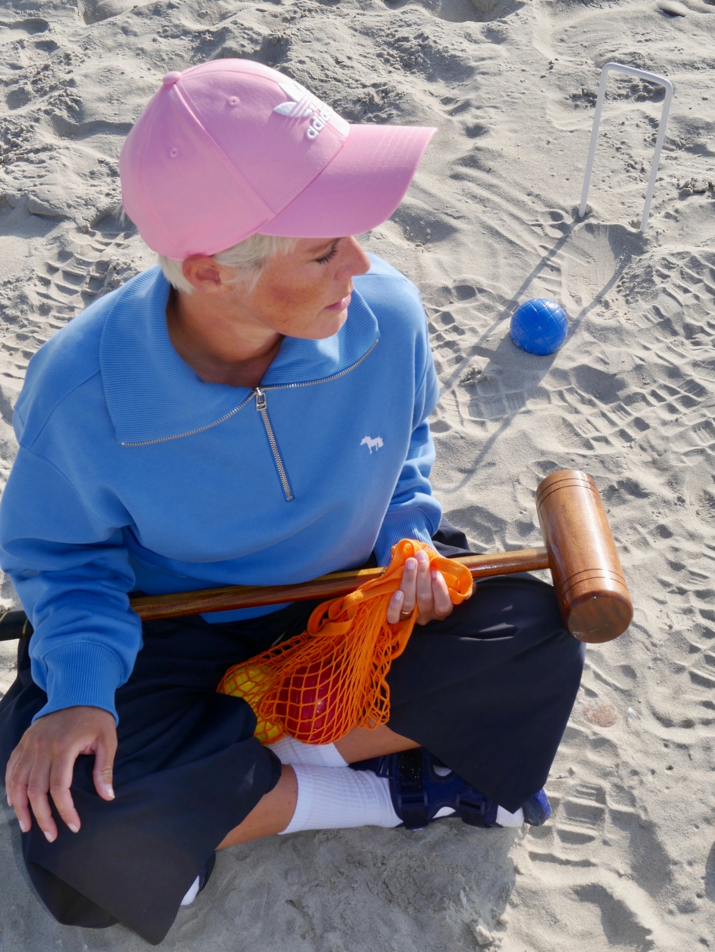 Troyer Sweater - sky blue
