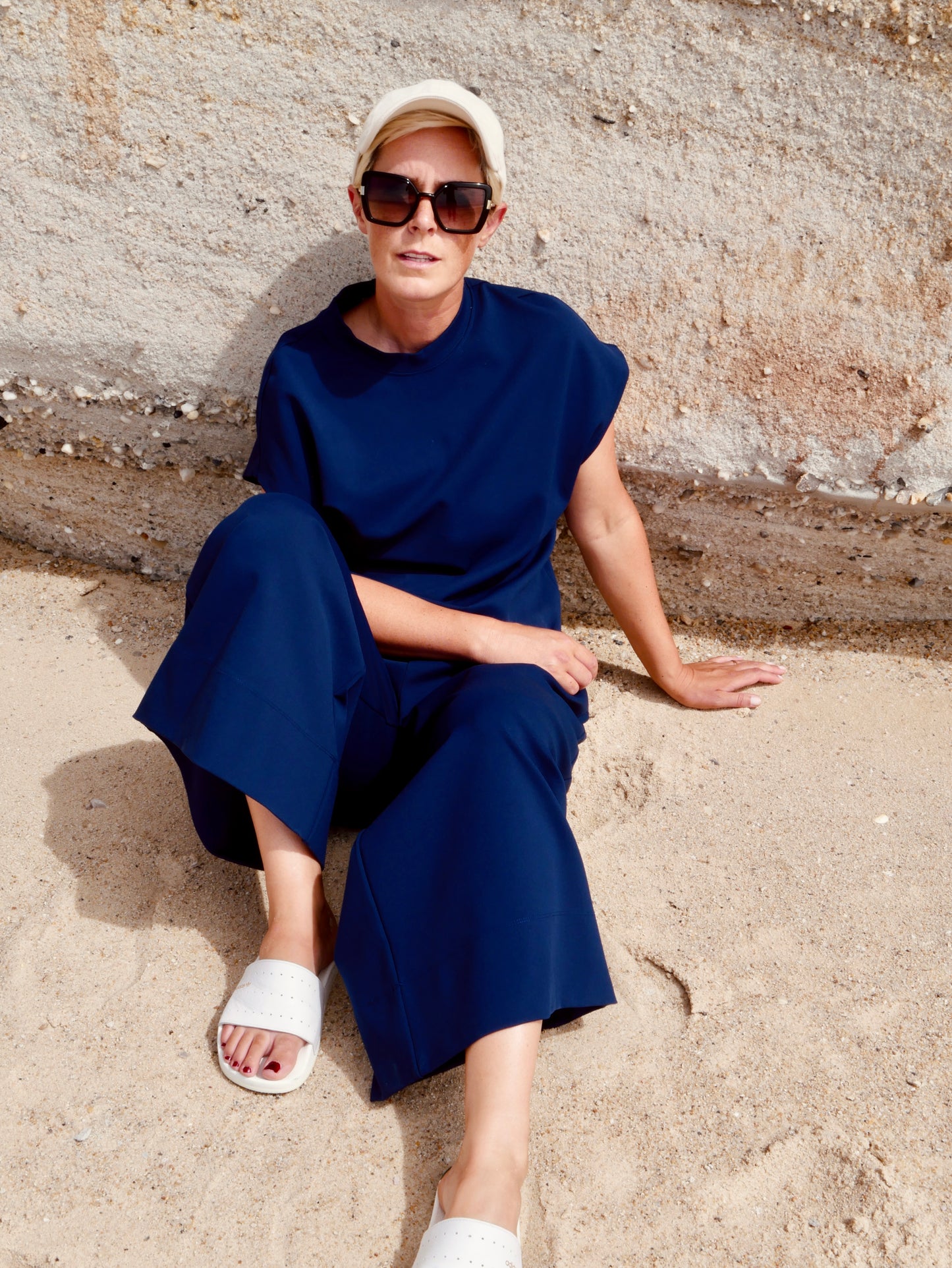 The color Shirt - navy blue