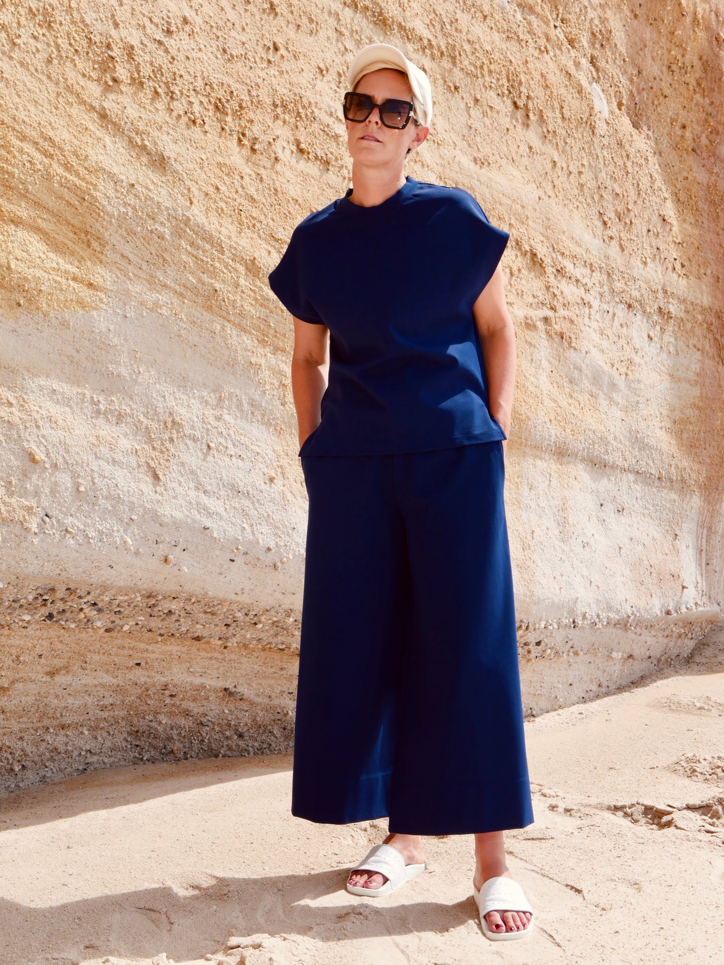 The color Shirt - navy blue