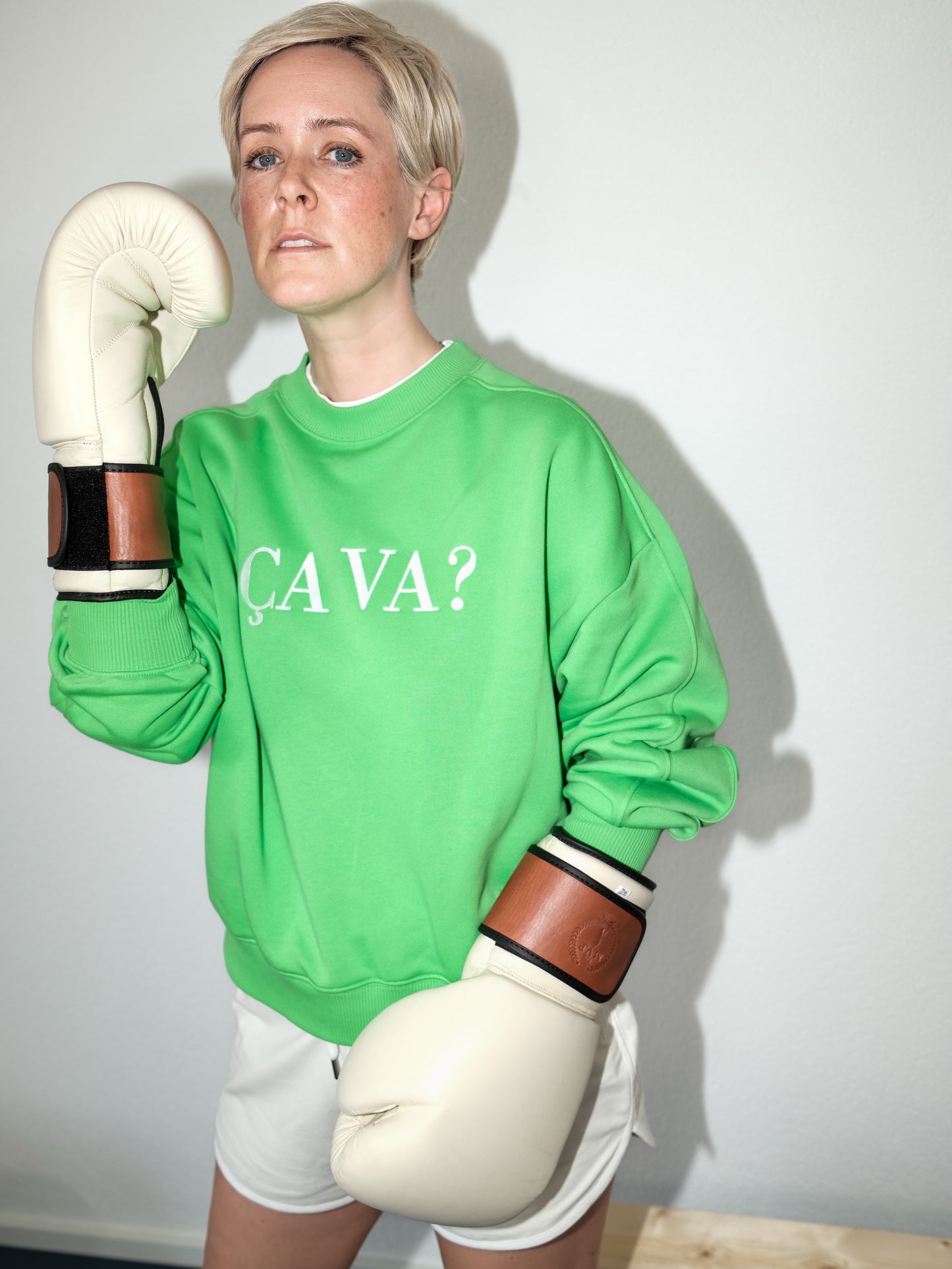 ÇA VA Sweater - kermit green