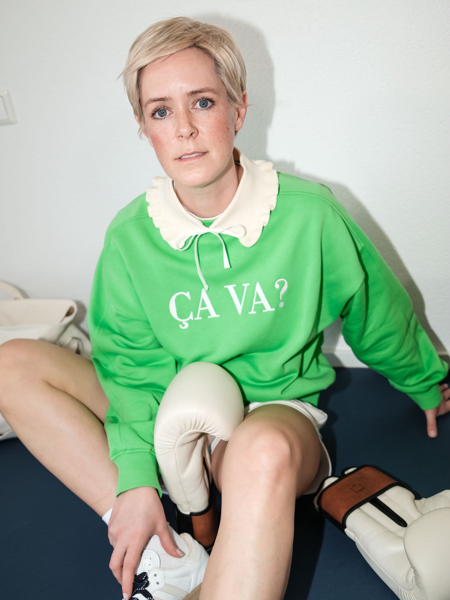 ÇA VA Sweater - kermit green