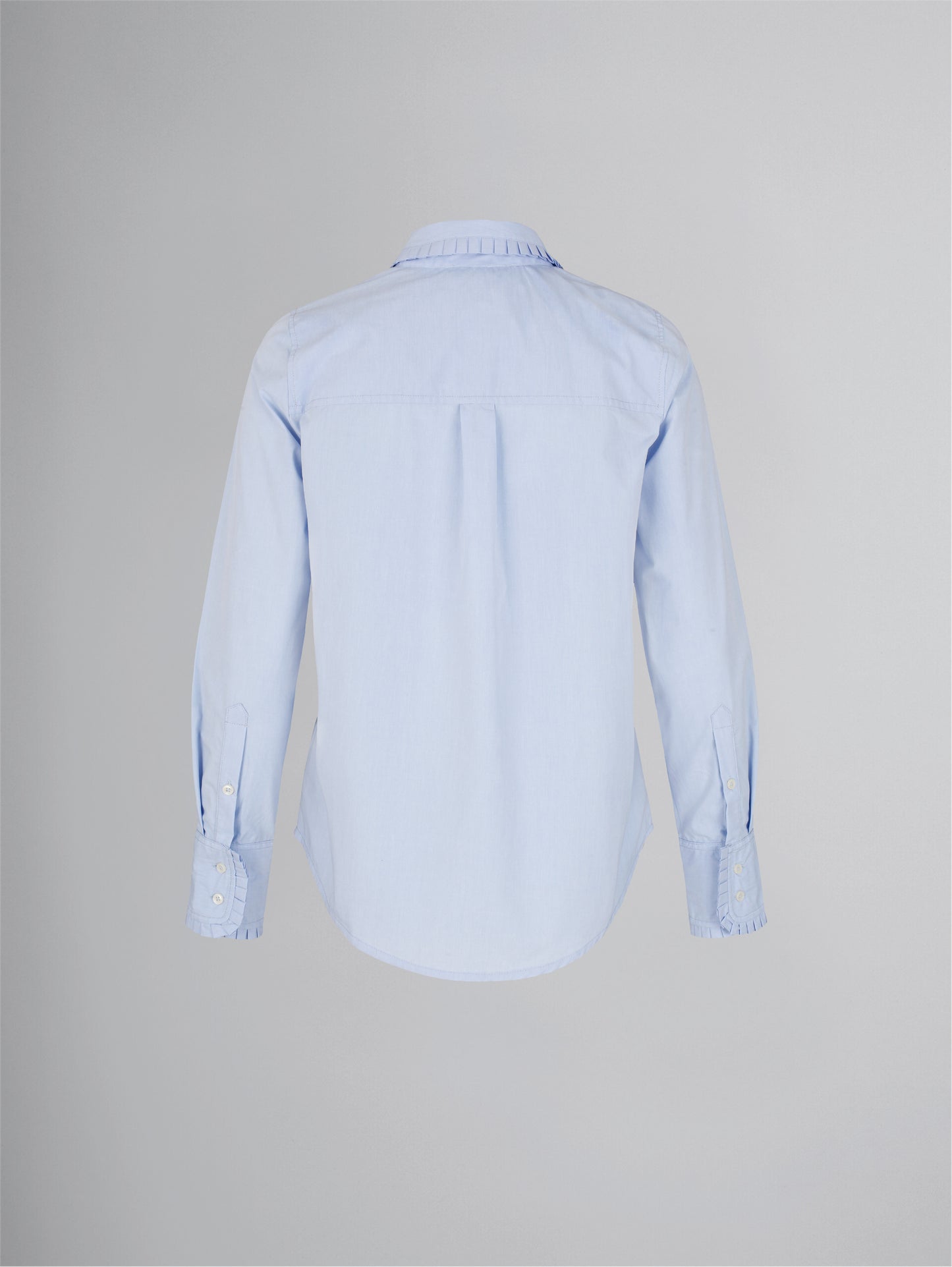 Bluse - uni - hellblau (-40%)