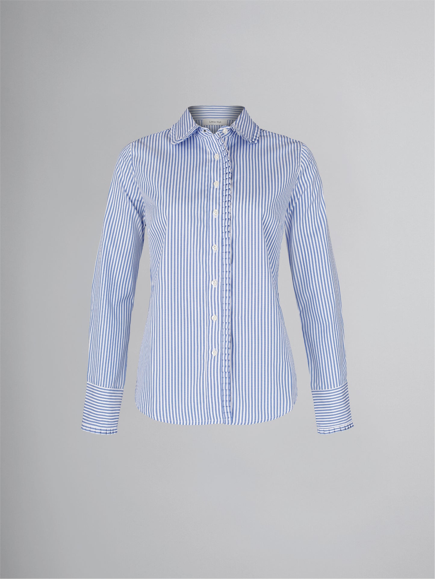 Bluse - gestreift - blau-weiß