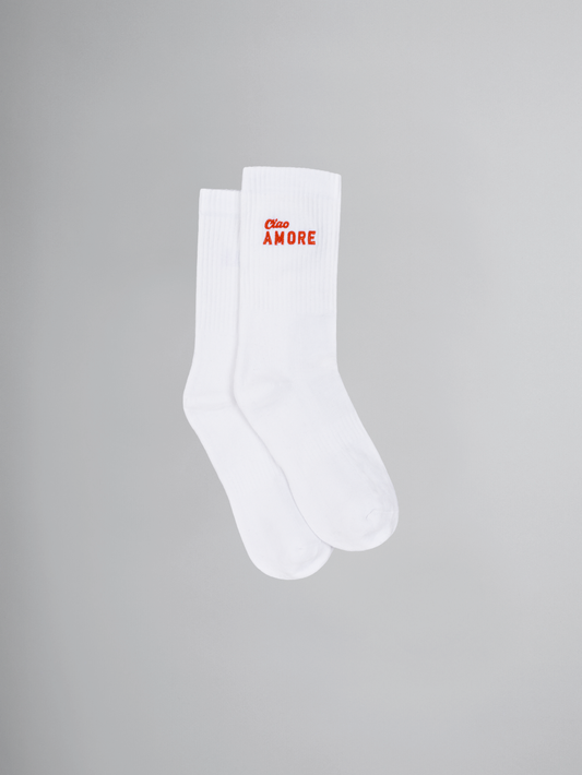 N A C H H A L T I G * Socken - Ciao AMORE - rot
