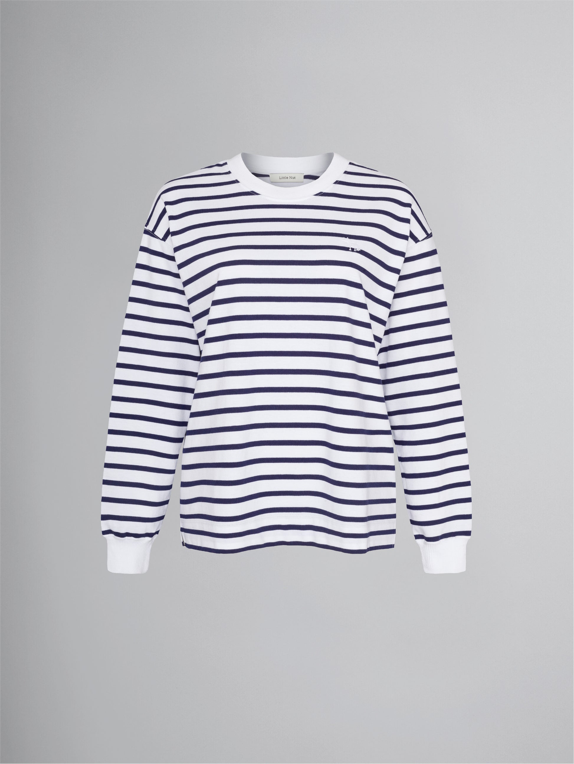 Light Sweater blau-weiß-gestreift