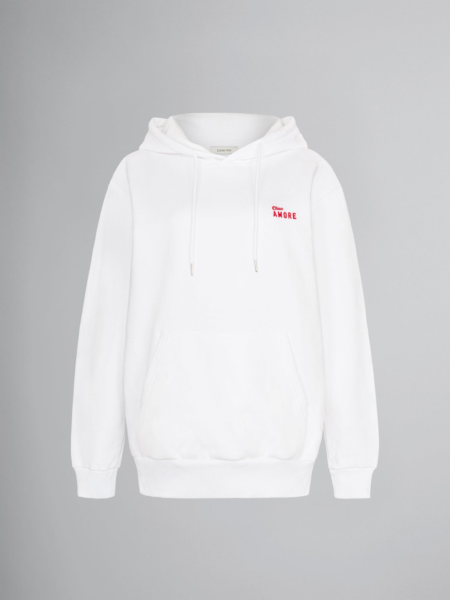X-TRA Large Hoodie - Ciao AMORE - weiss