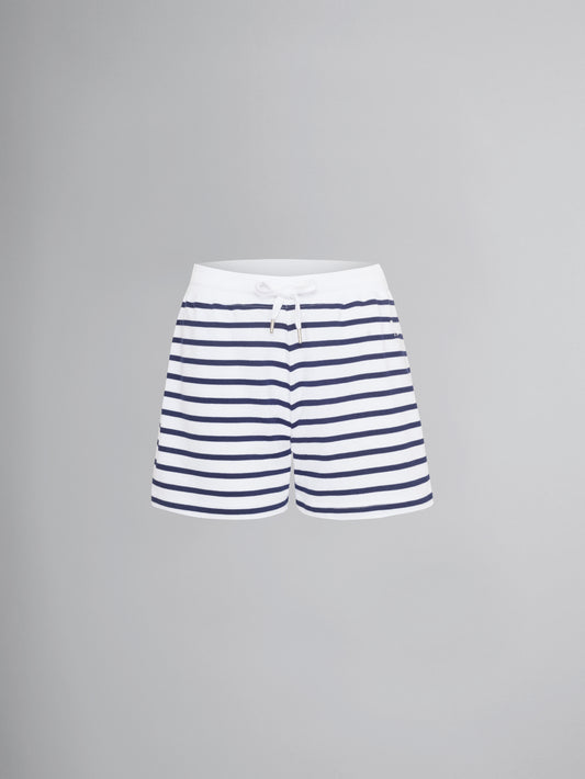 N A C H H A L T I G * Shorts Bermuda Stil - blau-weiß-gestreift