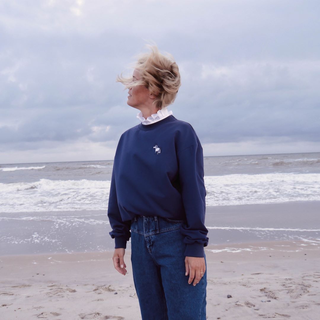 Sweatshirt - Pony - dunkelblau (-30%)