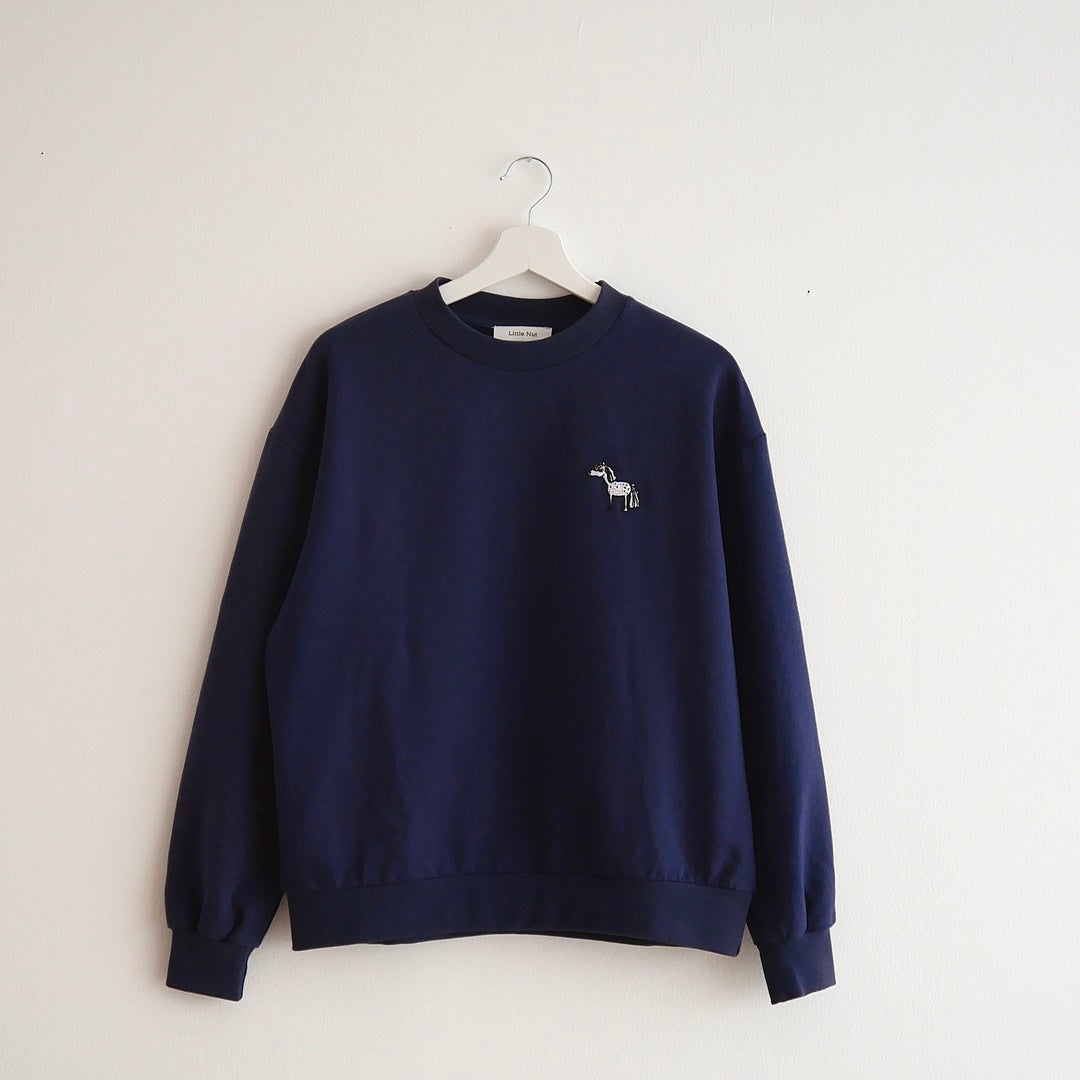 Sweatshirt - Pony - dunkelblau (-30%)
